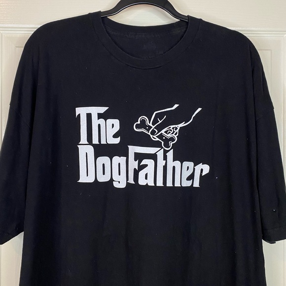 The Dog Father God Father Title Graphic Parody Tee 3XL - Picture 5 of 5